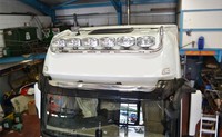 DachträGer + Spot-Lampen 6X FüR Mercedes Actros MP4 2012+ Giga Space Edelstahl
