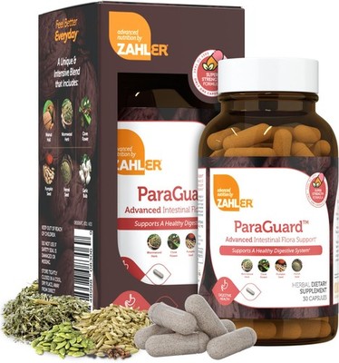 Zahler Paraguard Advanced Cleanse Herbal Supplement 30 Capsules Digestive Sup...