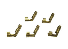 5 pack Brass Terminal Angled 45 degree Crimp ...