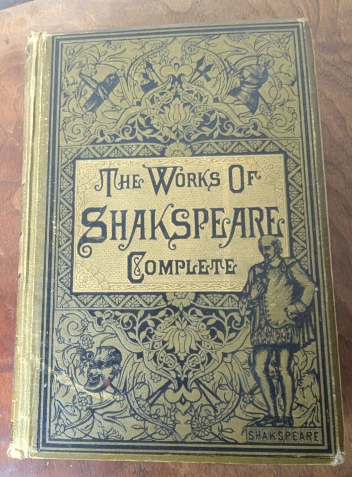 THE WORKS OF SHAKESPEARE COMPLETE Illustrated R. Worthington Antique Book 1884 - Image 2 of 4