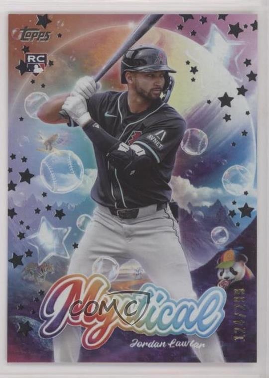 2024 Topps Update Mystical Black 124/299 Jordan Lawlar #MYS-16 Rookie RC 1e92