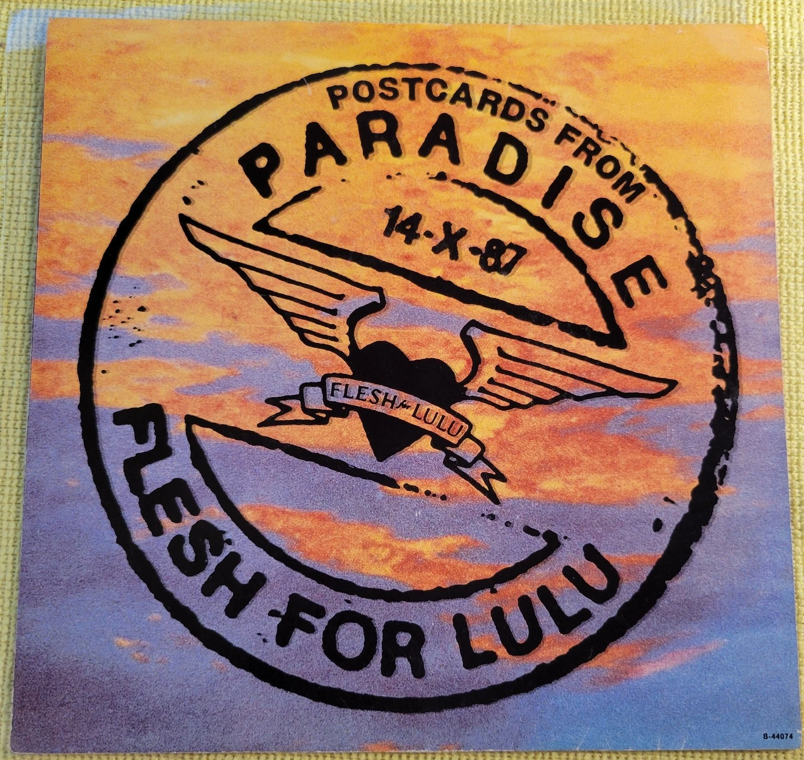 Flesh For Lulu "Postcards From Paradise / Dumbest Thing (Live In ...)" wVG+ / VG - product detail image 1