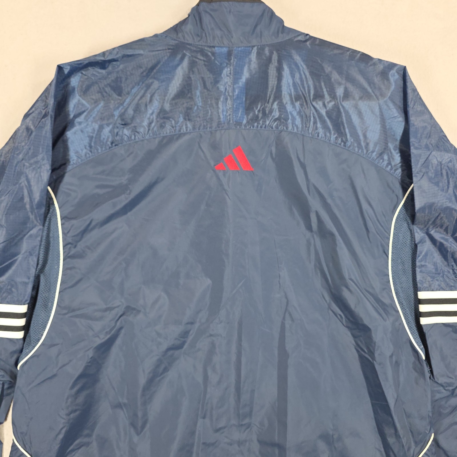 Vintage Adidas Windbreaker Jacket Men's XL Blue Big Pocket Lightweight Track 90s thumbnail 12