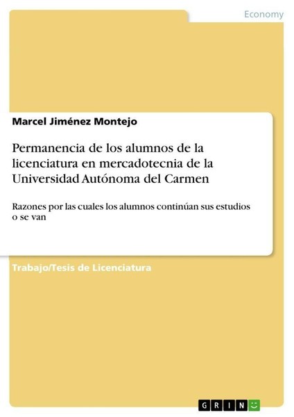 Permanencia De Los Alumnos De La Licenciatura En Mercadotecnia De La Universidad-image