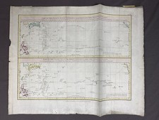 Part Of Pacific Ocean Between California & Philippine Islands 1799 Antique Map