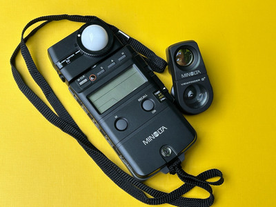 Minolta Flash Meter IV mit Spot-Vorsatz 5°