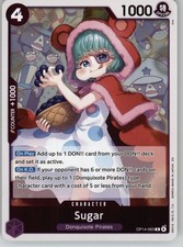 Sugar OP14-063 Rare The Azure Sea's Seven One Piece Foil
