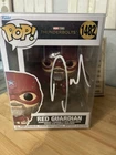 Funko Pop Marvel Thunderbolts Red Guardian  Vinyl Figure Signed David Harbour