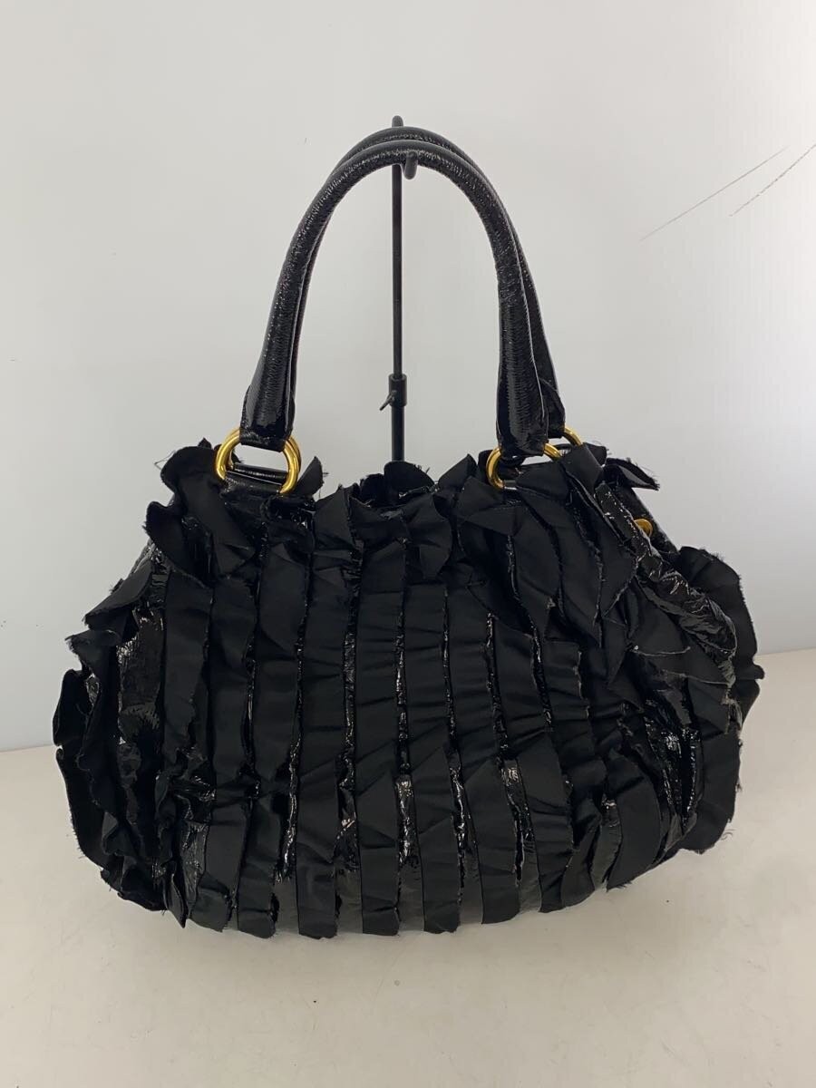 PRADA Handbag BLK Solid Color - image 3