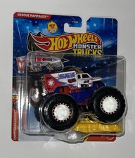 Hot Wheels Monster Trucks 2026 Champion Crashers Rescue Rampager Free Shipping Hot Wheels Monster Trucks 2026 Champion Crashers Rescue Rampager Free Shipping
