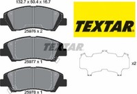 Textar 2597601 Bremsbelagsatz FüR Scheibenbremse Bremsbelagsatz FüR Hyundai