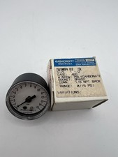 Ashcroft 15W1005PH 01B 15 Pressure Gauge 0-15 PSI 1.5  ABS Case NOS USA