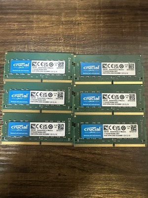 Crucial 4 Gb dd4 CT4G4SFS8266.C8FF SODIMM Laptop Ram