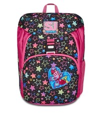 SJ Gang Zaino Scuola Mocrolight, Rosa, Colorful Panda, Monoscomparto con
