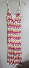 scoop womens Multicolor tank sweater dress L 12-14 NWT summer spring