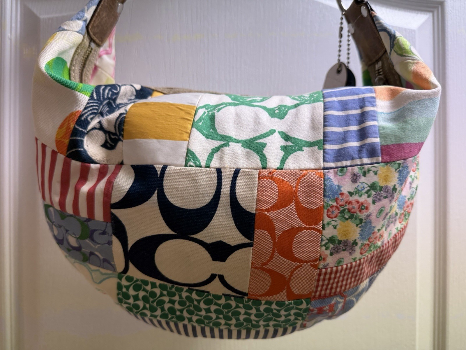 Coach Hampton Patchwork Multicolor Patchwork Hobo… - image 3