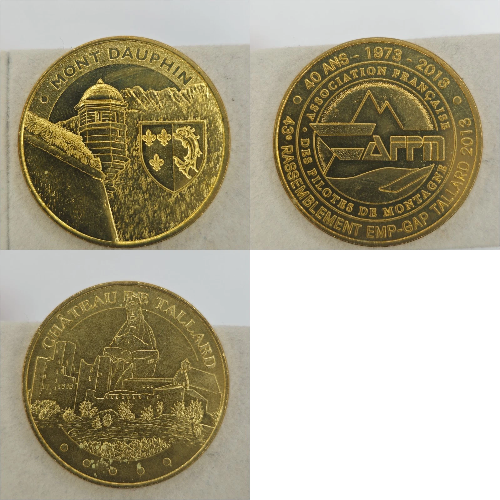 Hautes-Alpes 05 - Lot Jetons Touristiques Médailles Souvenirs Monnaie de Paris