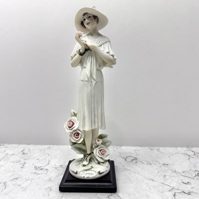1995 Florence Italy Giuseppe Armani ROSE Sculpture Figurine Statue 0351F