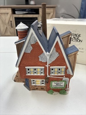 DEPT 56 Heritage Village Retired 1995  Yankee Jud Bell Casting  Hand Painted