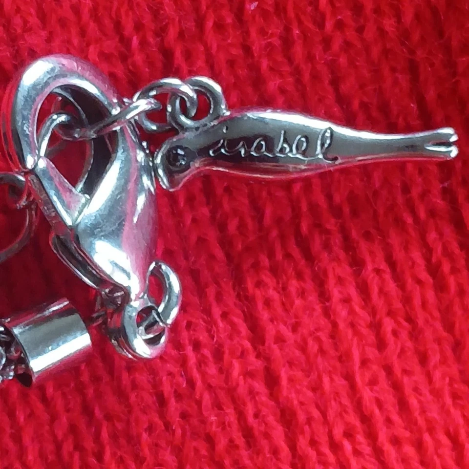 Collar Colgante Chloe + Isabel Tono Plata Grande Abulón Verde Collar Distintivo Foto 2 de 3