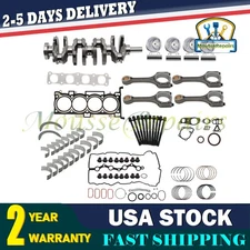 G4KJ 2.4L Engine Rebuild Overhaul Kit - Crankshaft / Con Rods For HYUNDAI KIA