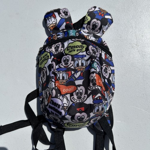 Small Mickey Mouse Donald Duck Backpack With Ears - Picture 1 of 5
