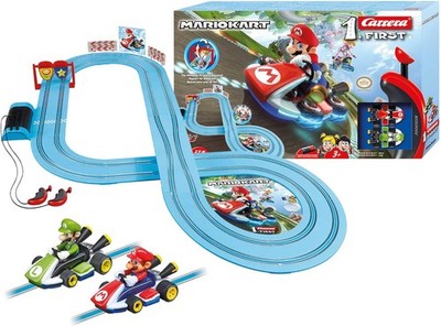 Carrera GO!!!  Mario Kart Mario vs Luigi 1:43 Slot Car Racing Set