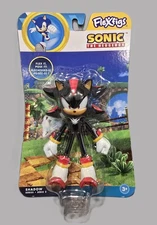 Sonic the Hedgehog Flexfigs 4-Inch SHADOW Flexible Bendable Toy Figure