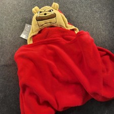 Georgia Bulldogs Comfy Critters Collegiate Wearable Kids Blanket