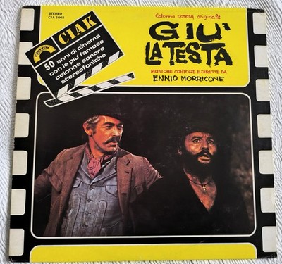 GIU'  LA  TESTA    Ennio Morricone  Original Soundtrack  LP  Vinyl