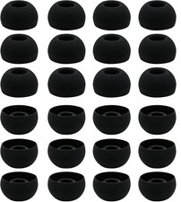 12 Pairs Silicone Earbud Ear Buds Tips Compatible with 3.8mm to 5.5mm Nozzle ...