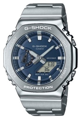 Casio G-Shock Metall (44,4 Mm) Blaues Hybrid-Zifferblatt / GM-2110D-2BER Uhr -