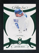 2020 Panini Flawless Dual Diamond 30 1/5 Javier Baez #16 9su