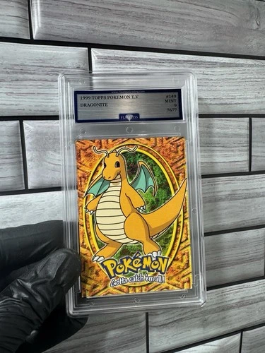 Pokémon TCG Dragonite 149 1999 Topps Pokémon T.V. Flawless Grading EN