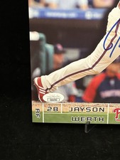 Jayson Werth 2005年ゲーム実使用サイン入りスパイク　証明書付き Jayson Werth 2005年ゲーム実使用サイン入りスパイク 証明書付き
