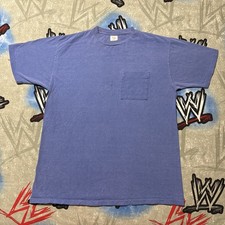 BLANK Made in USA Pocket Men's L T-Shirt VTG Single Stitch