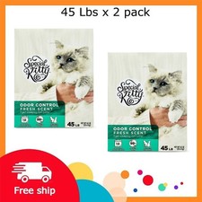 2 pack Special Kitty Clumping Clay Cat Litter, Fresh Scent, 45 lbs Box