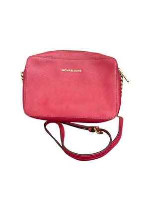 Michael Kors Red Jet Set East West Crossbody