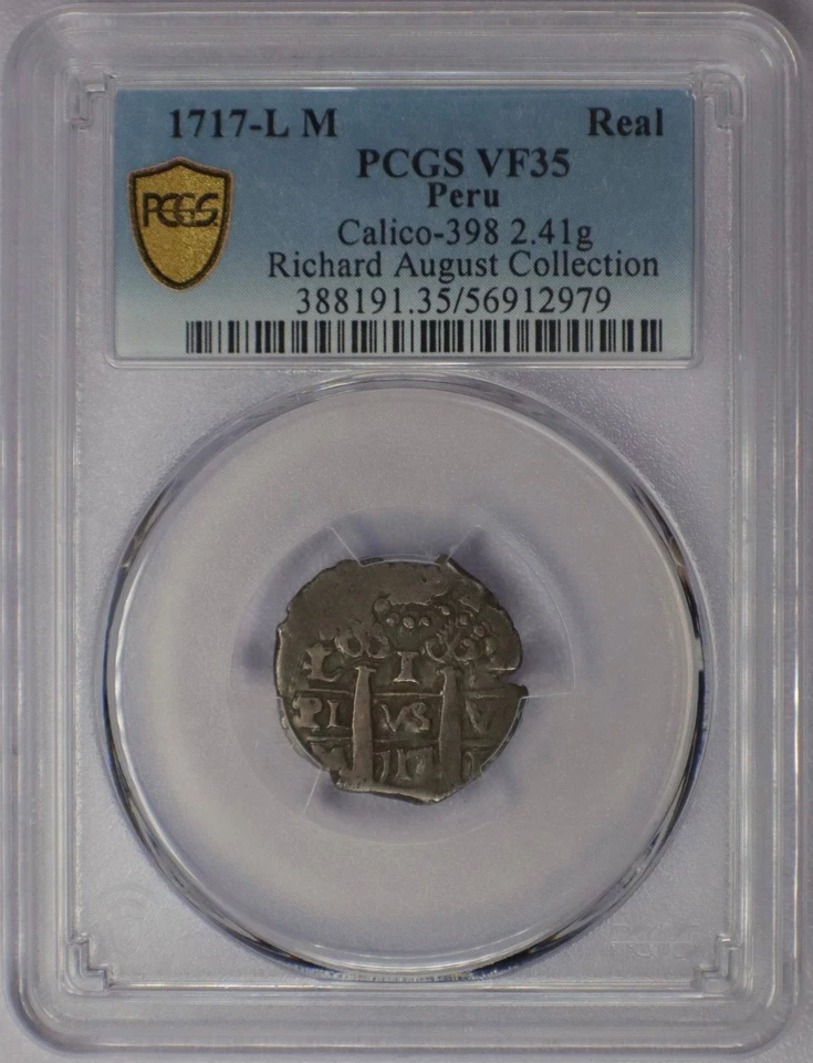 1717-L M Peru Real Cob Calico-398 - PCGS VF 35 - Image 3 of 4