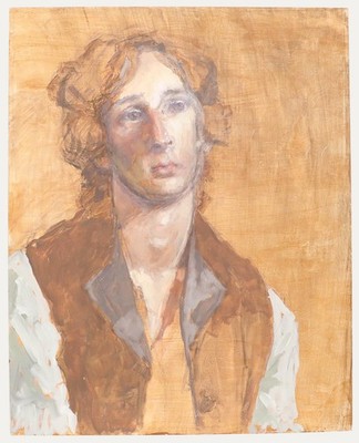 Pauline Plummer (b.1933) - 20. Jahrhundert Öl, Porträt Von Harry.