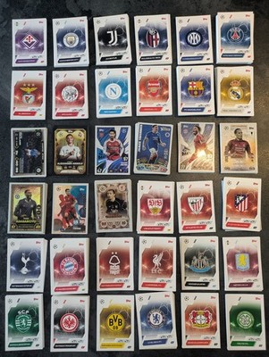 Topps Match Attax 2025/26 Champions League Trading Card Komplett-Set Team-Set