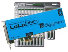 Digigram LoLa280 Logging Skimmer 8 Channel HD Audio Recording PCIe x1 LP Card