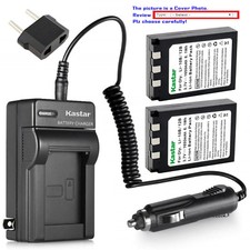 Kastar Battery AC Charger for Olympus Li-10B Li-12B Li-10C Stylus 500 Digital