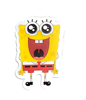 SpongeBob SquarePants Patrick Sandy Anime Manga Cartoon Water Resistant Sticker