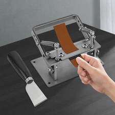 Manual Leather Splitter Set Manual Leather Peeling Tool Edge Skiving Machine NEW