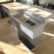 110V Commercial Meat Cutter Meat slicer w/ 5mm Blade Large Processing Capacity