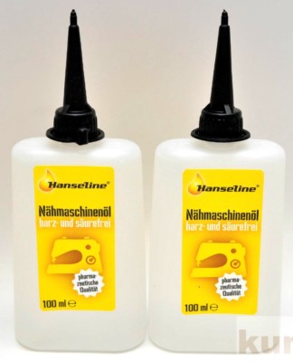 Nähmaschinenöl, Feinmechaniköl Hanseline harz- und säurefrei, 200 ml