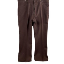 Levis Mens 517 Jeans 42x30 Boot Cut Brown 100 Polyester Vintage 1972