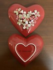 Jay Strongwater Maren Bouquet Heart Shaped Box Enameled w/Swarovski Crystals — photo 2