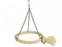 Nobby Sisal Schaukel Ring Natur 24Cm VöGel Spielzeug Seil Schaukel KäFigzubehöR